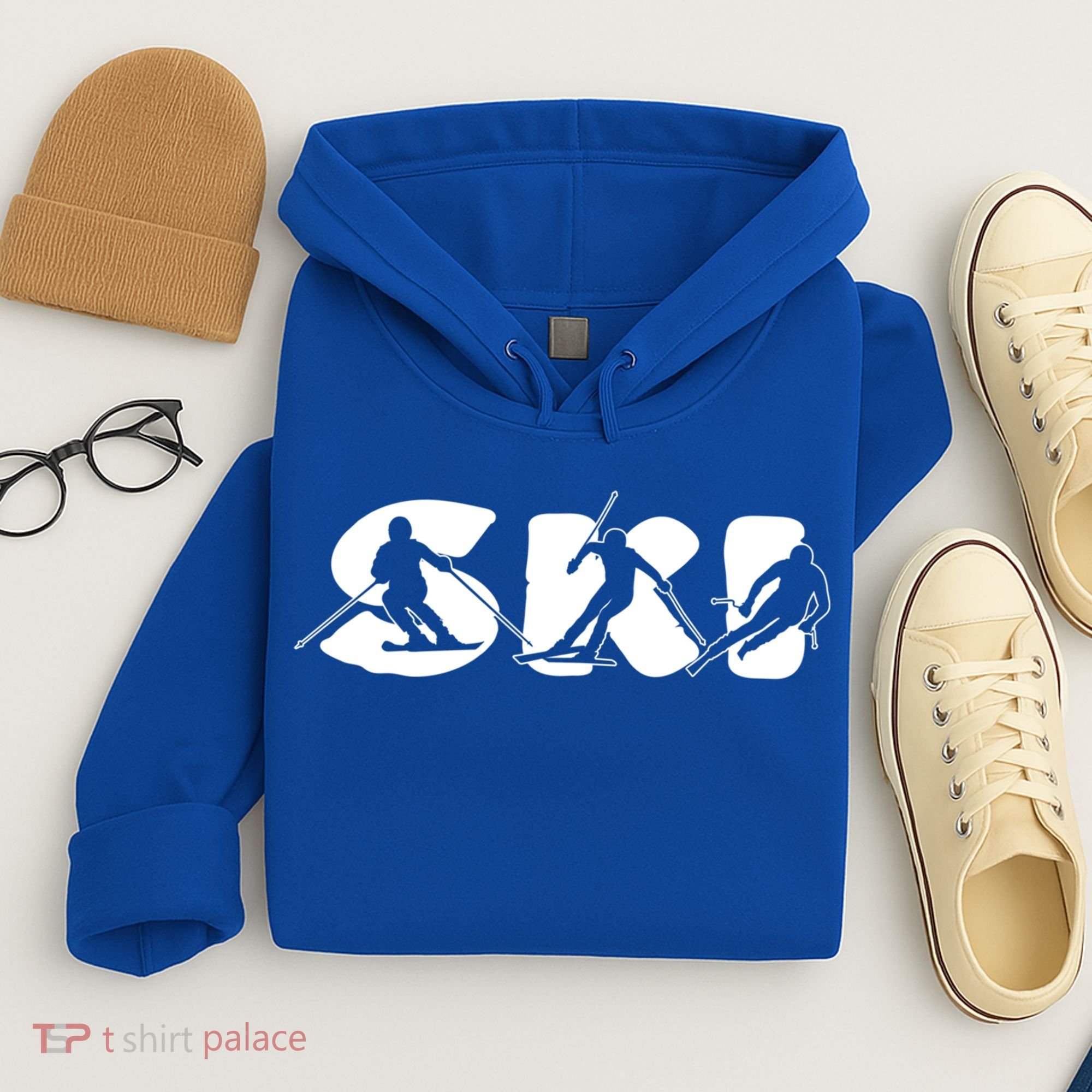 Skiing Clothing For Skiers And Ski Lovers Meaningful Gift Hoodie