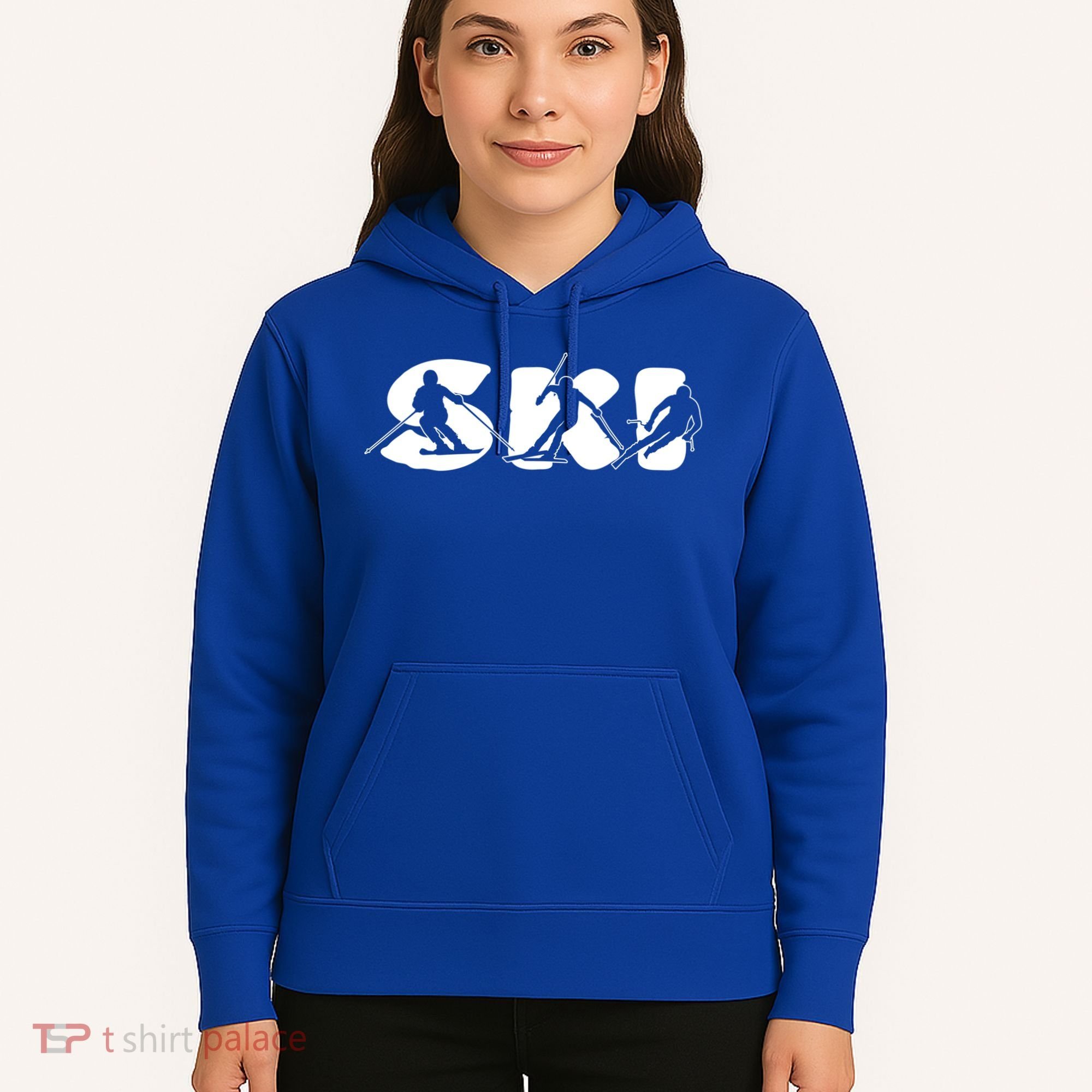 Skiing Clothing For Skiers And Ski Lovers Meaningful Gift Hoodie