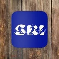 Skiing Clothing For Skiers And Ski Lovers Meaningful Gift Coaster thumb 0