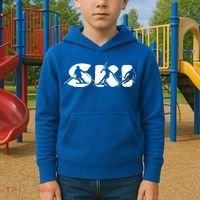 Skiing Clothing For Skiers And Ski Lovers Meaningful Gift Kids Hoodie thumb 2