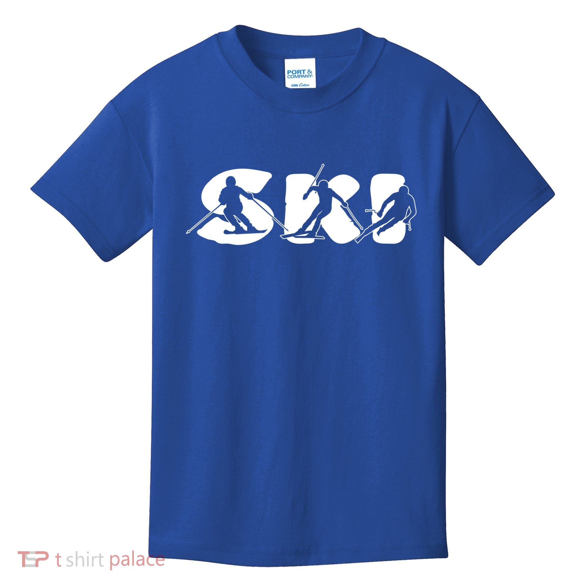 Skiing Clothing For Skiers And Ski Lovers Meaningful Gift Kids T-Shirt