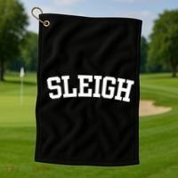 Sleigh Christmas Family Golf Towel thumb 1