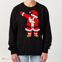 Santa Claus For Xmas Gift Christmas Gift Dab Dabbing Santa Gift Women's Sweatshirt thumb 0