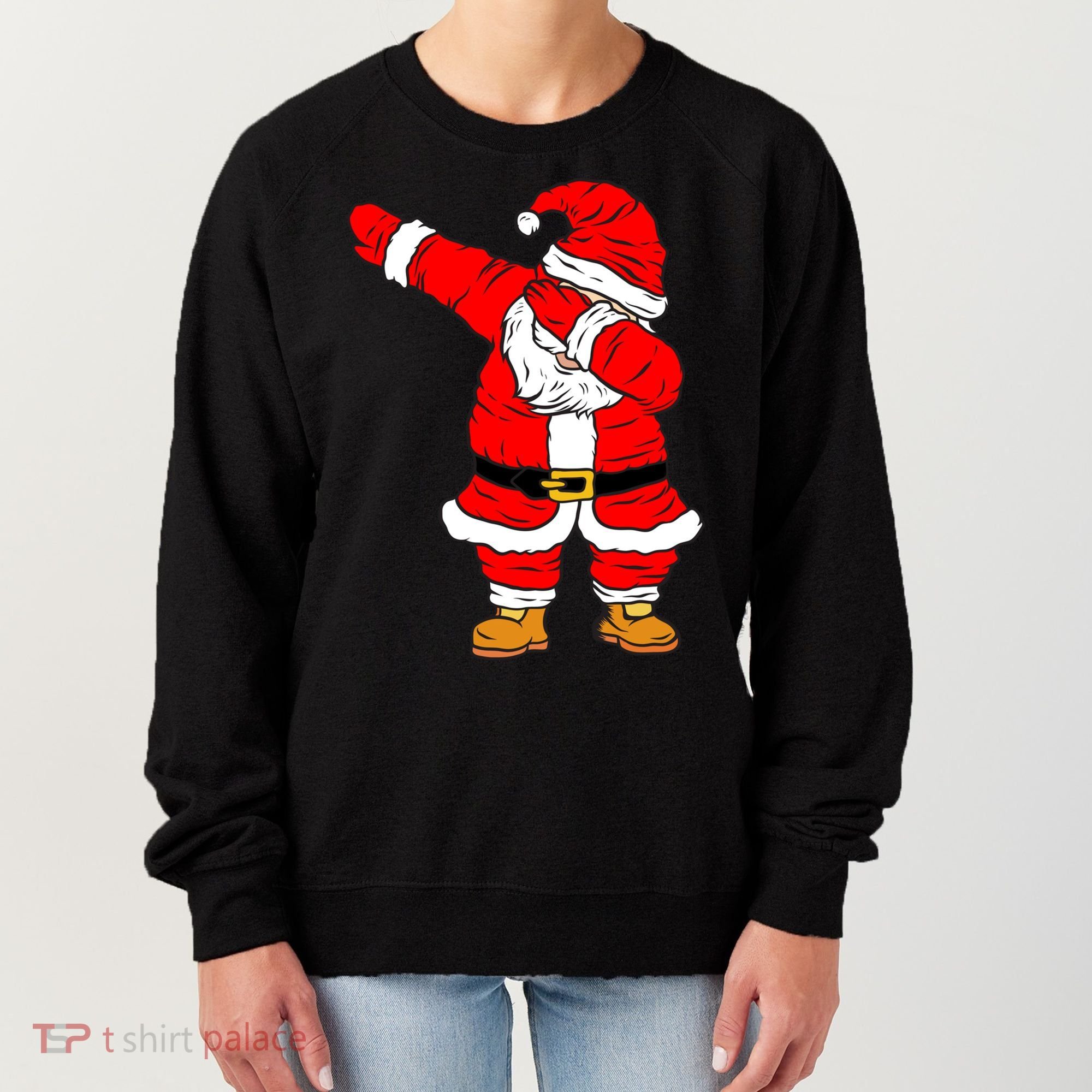 Santa Claus For Xmas Gift Christmas Gift Dab Dabbing Santa Gift Women's Sweatshirt