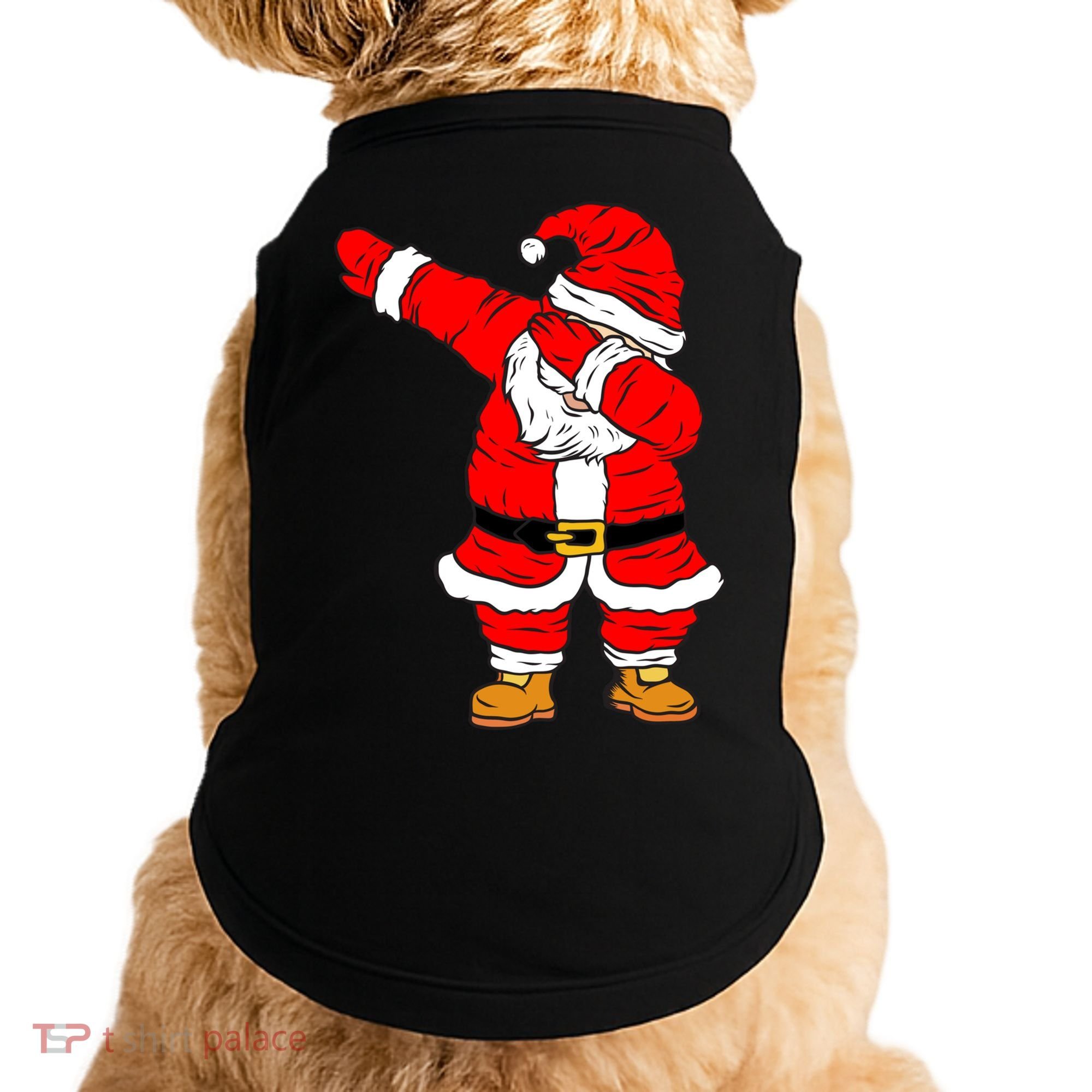 Santa Claus For Xmas Gift Christmas Gift Dab Dabbing Santa Gift Doggie Tank
