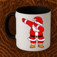 Santa Claus For Xmas Gift Christmas Gift Dab Dabbing Santa Gift Coffee Mug thumb 2