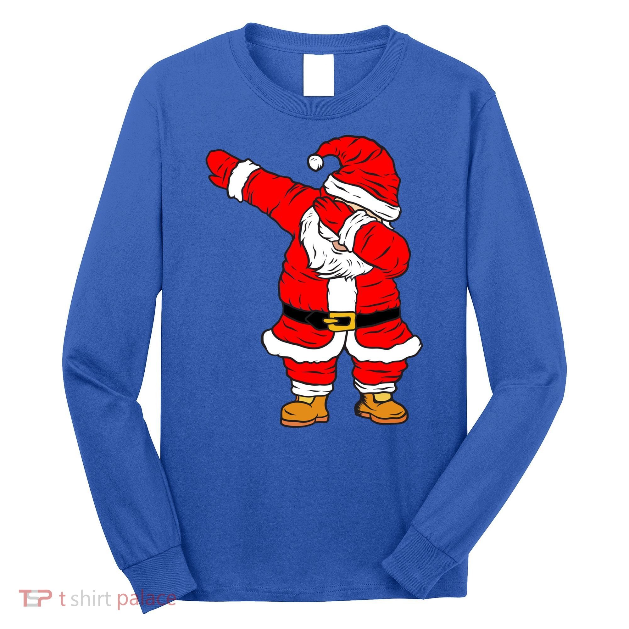 Santa Claus For Xmas Gift Christmas Gift Dab Dabbing Santa Gift Long Sleeve Shirt