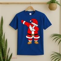 Santa Claus For Xmas Gift Christmas Gift Dab Dabbing Santa Gift T-Shirt thumb 2