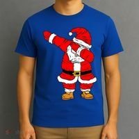 Santa Claus For Xmas Gift Christmas Gift Dab Dabbing Santa Gift T-Shirt thumb 3
