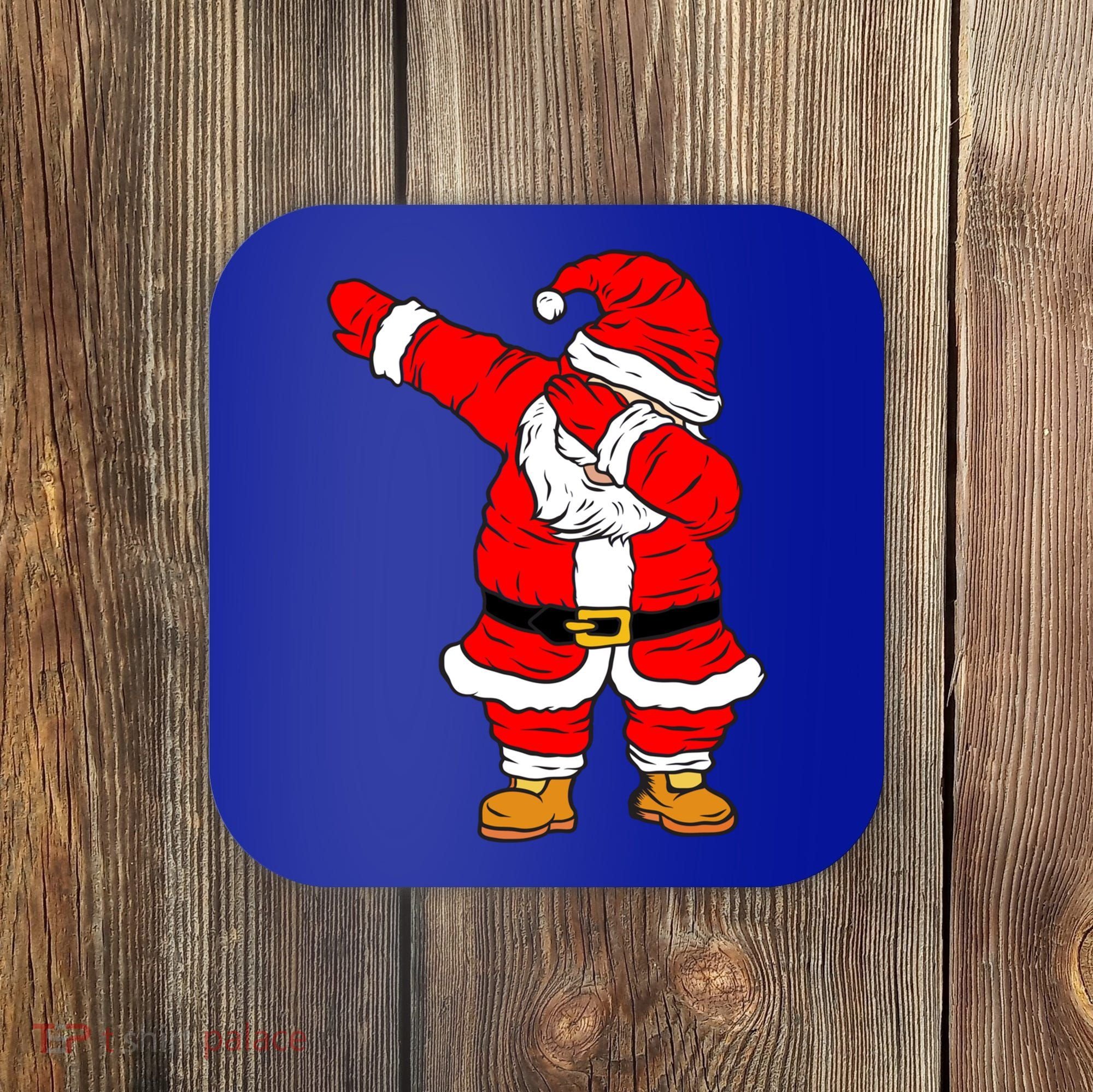 Santa Claus For Xmas Gift Christmas Gift Dab Dabbing Santa Gift Coaster