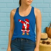 Santa Claus For Xmas Gift Christmas Gift Dab Dabbing Santa Gift Women's Tank Top thumb 2
