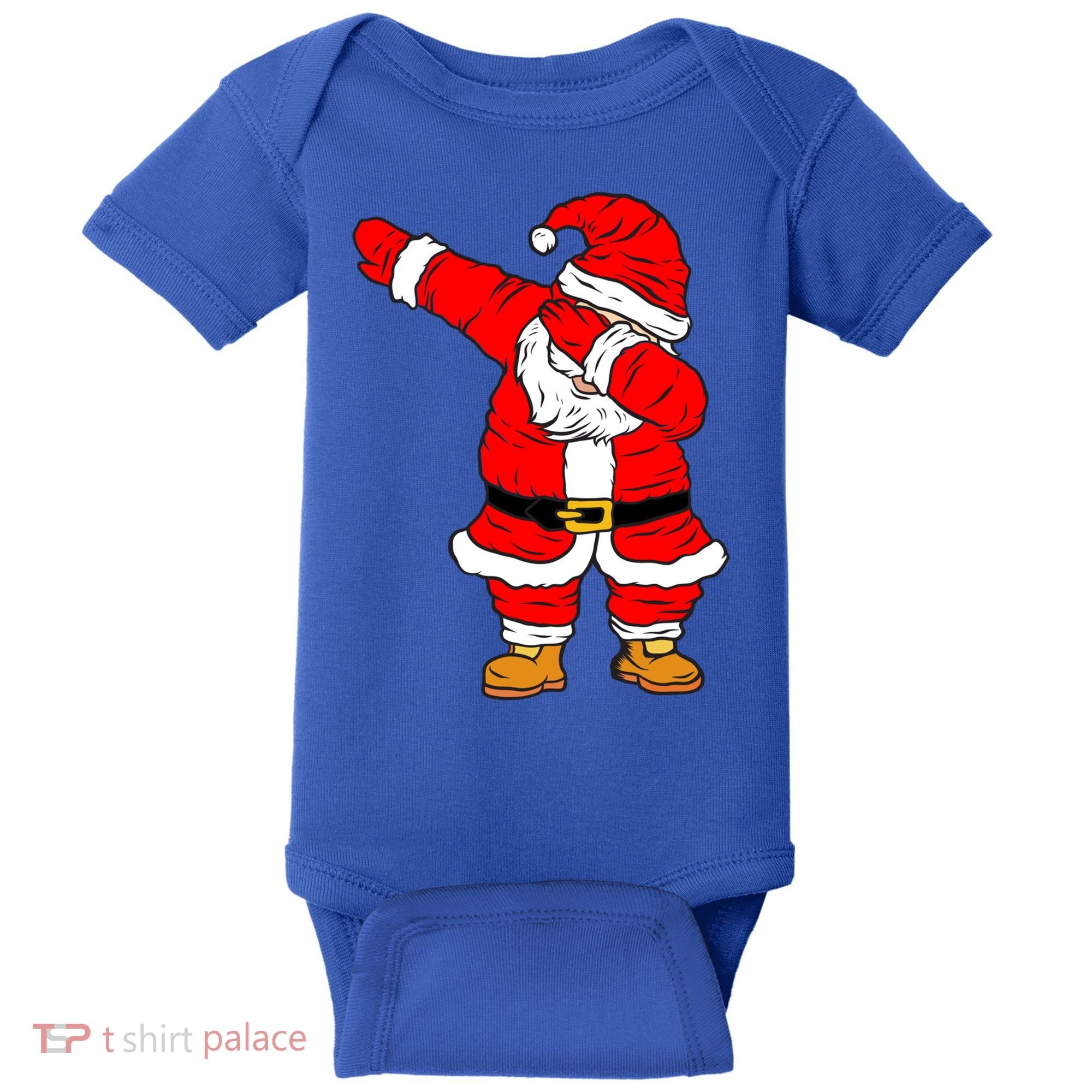 Santa Claus For Xmas Gift Christmas Gift Dab Dabbing Santa Gift Baby Bodysuit
