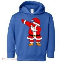 Santa Claus For Xmas Gift Christmas Gift Dab Dabbing Santa Gift Toddler Hoodie thumb 0