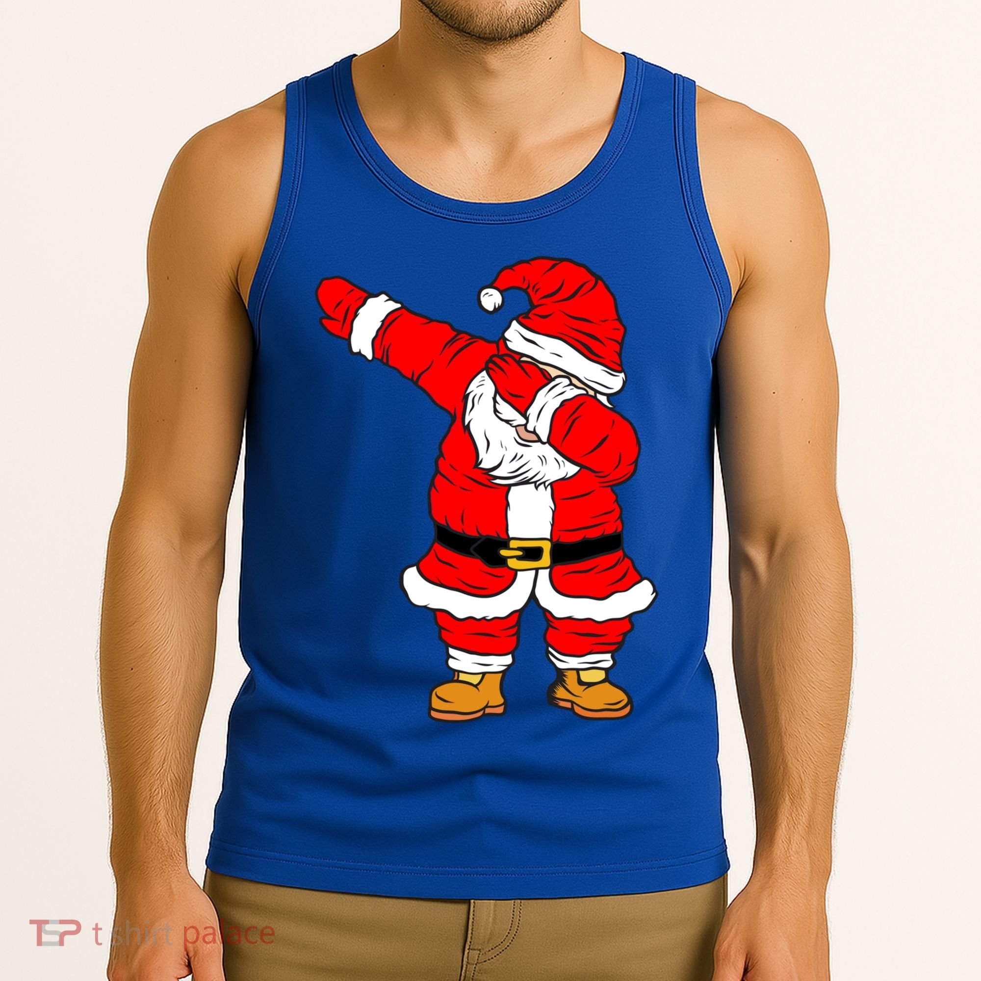 Santa Claus For Xmas Gift Christmas Gift Dab Dabbing Santa Gift Tank Top