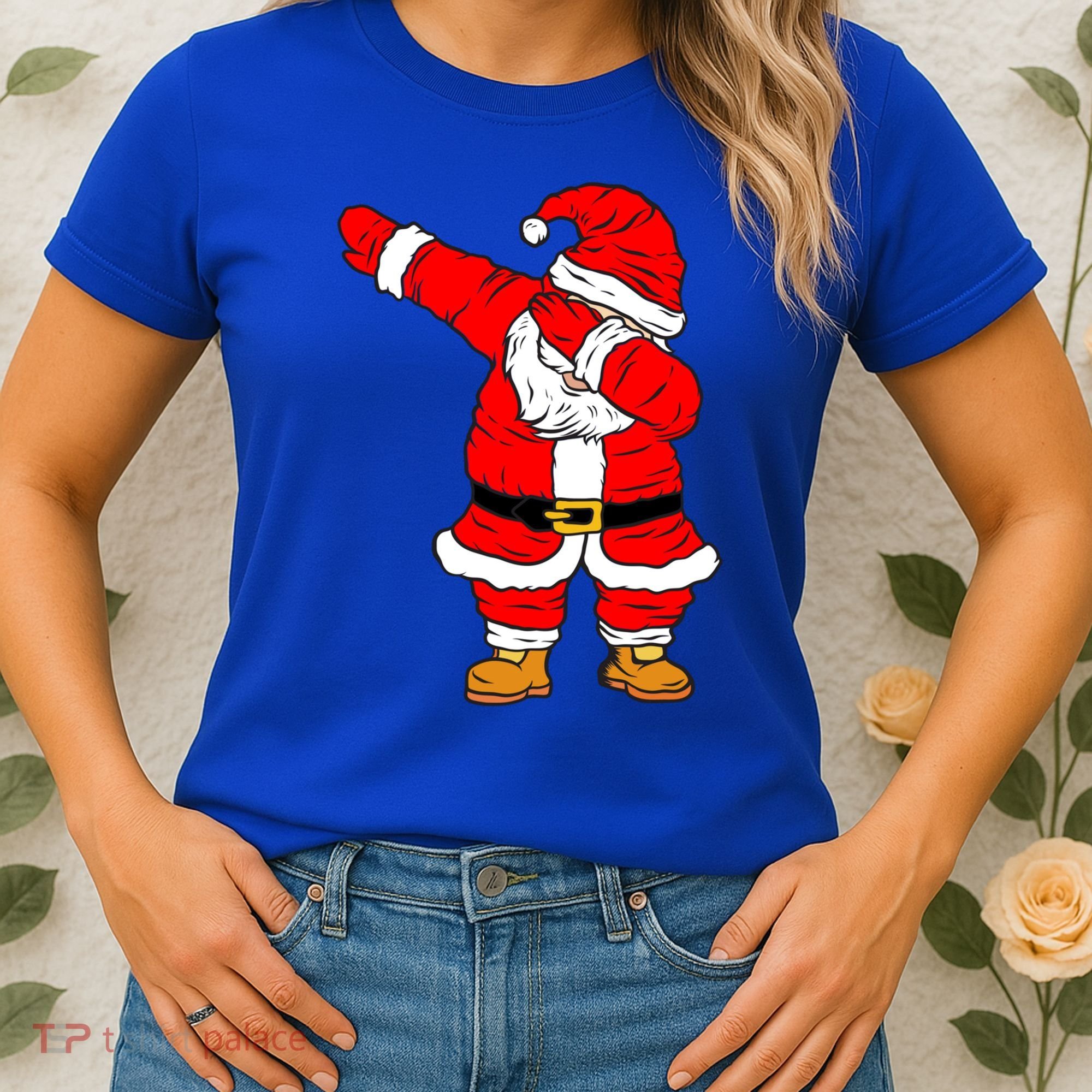 Santa Claus For Xmas Gift Christmas Gift Dab Dabbing Santa Gift Women's T-Shirt