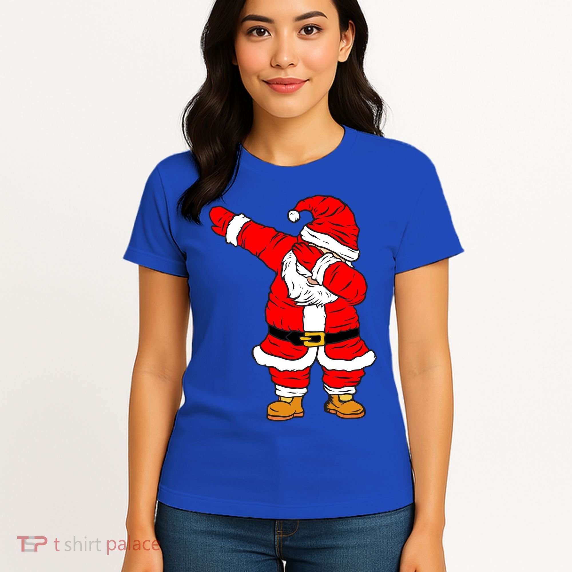 Santa Claus For Xmas Gift Christmas Gift Dab Dabbing Santa Gift Women's T-Shirt