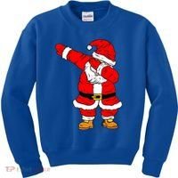 Santa Claus For Xmas Gift Christmas Gift Dab Dabbing Santa Gift Kids Sweatshirt thumb 0