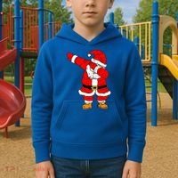 Santa Claus For Xmas Gift Christmas Gift Dab Dabbing Santa Gift Kids Hoodie thumb 2