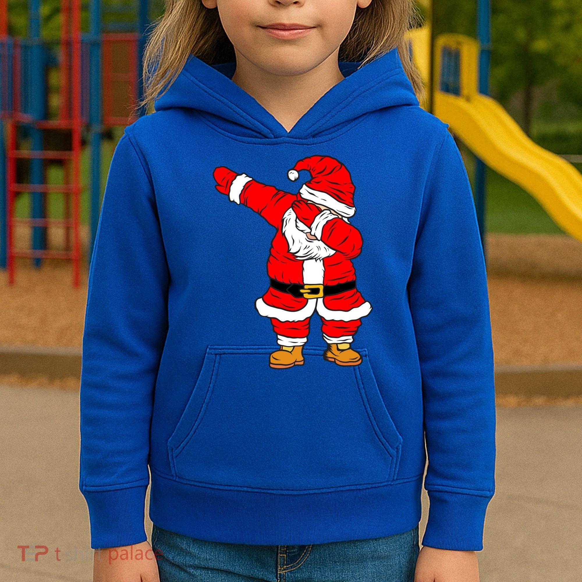 Santa Claus For Xmas Gift Christmas Gift Dab Dabbing Santa Gift Kids Hoodie