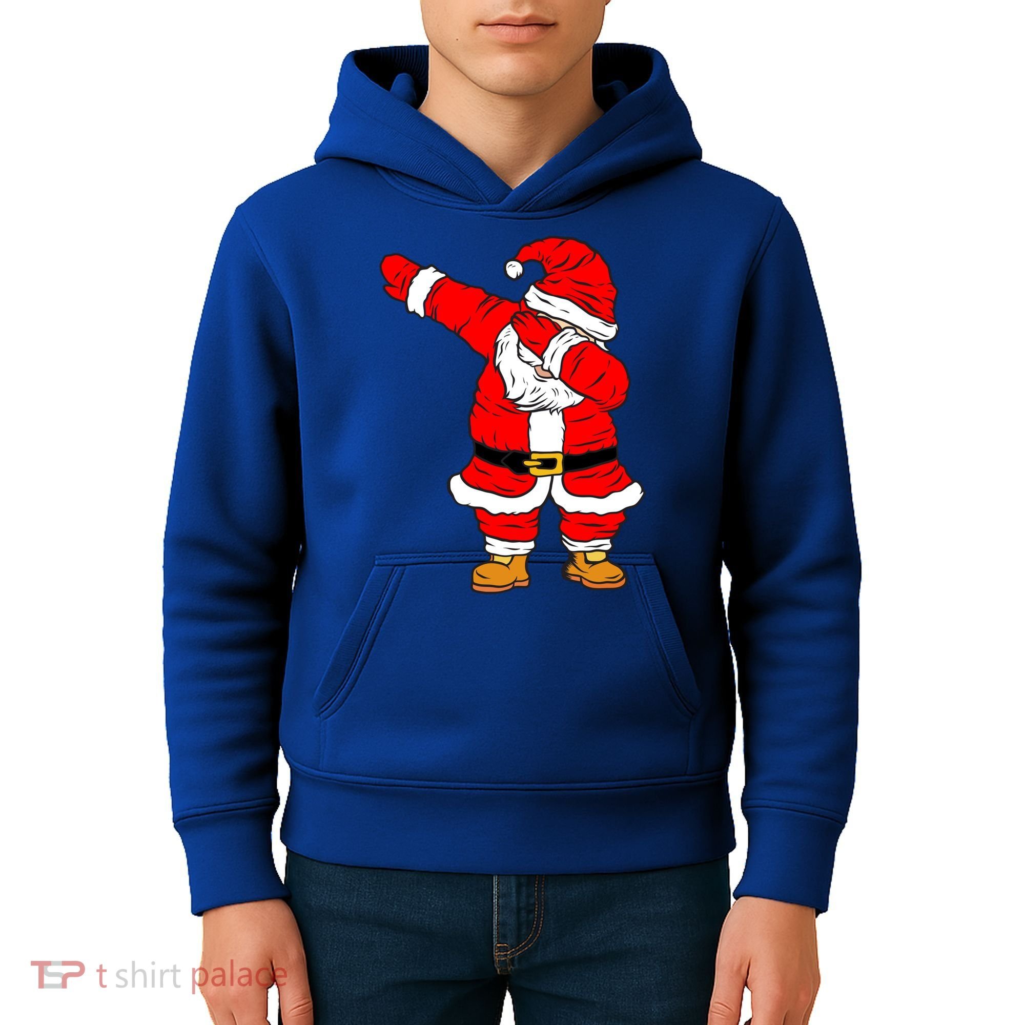 Santa Claus For Xmas Gift Christmas Gift Dab Dabbing Santa Gift Kids Hoodie