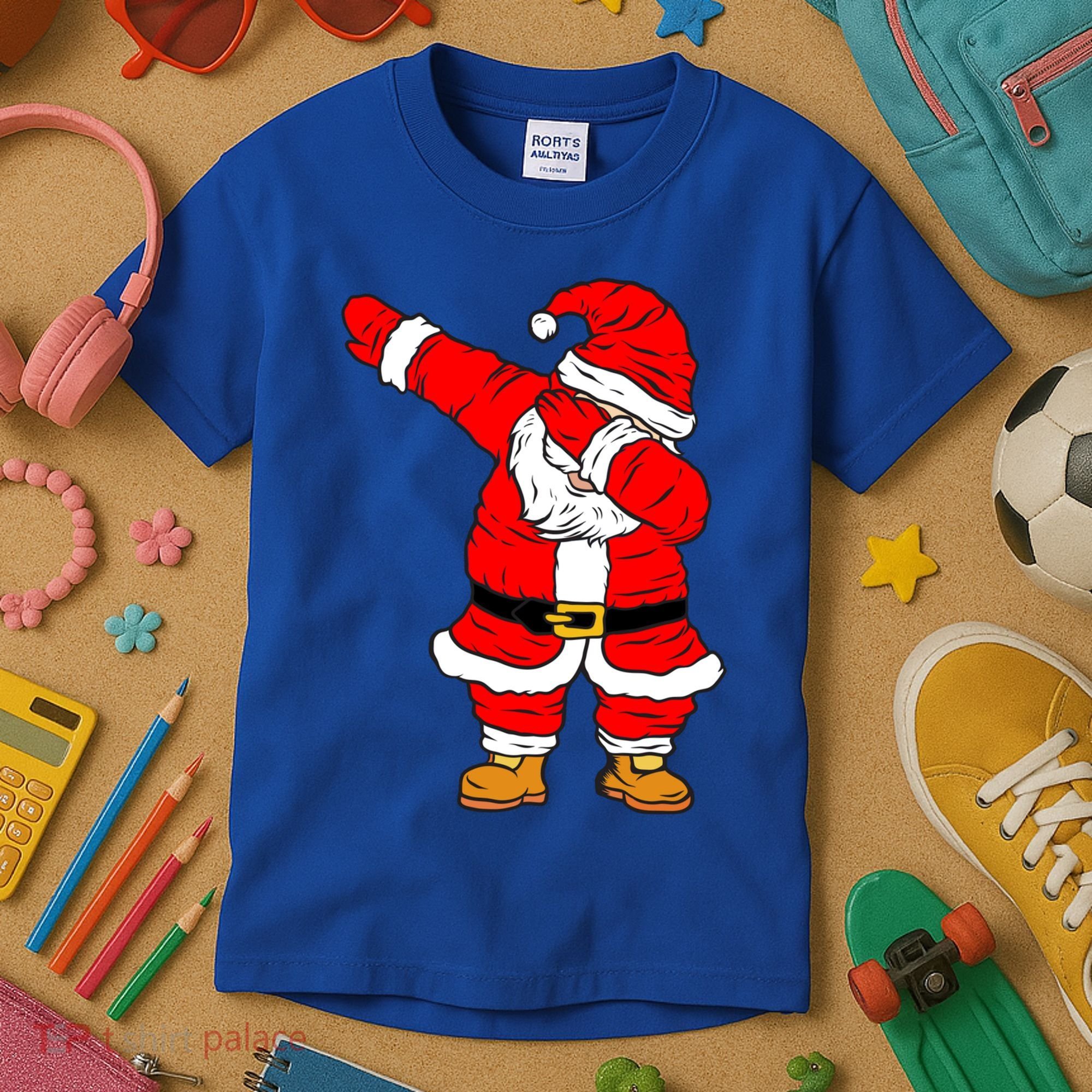 Santa Claus For Xmas Gift Christmas Gift Dab Dabbing Santa Gift Kids T-Shirt