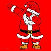 Santa Claus For Xmas Gift Christmas Gift Dab Dabbing Santa Gift Santa Hat thumb 1
