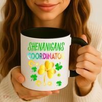Shenanigans Coordinator Funny Teacher St Patrick's Day Coffee Mug thumb 3