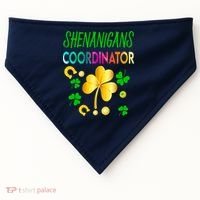 Shenanigans Coordinator Funny Teacher St Patrick's Day USA-Made Doggie Bandana thumb 0