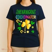 Shenanigans Coordinator Funny Teacher St Patrick's Day T-Shirt thumb 4
