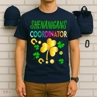 Shenanigans Coordinator Funny Teacher St Patrick's Day T-Shirt thumb 6