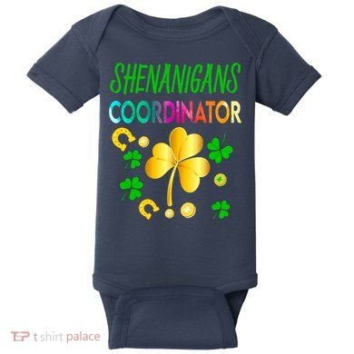 Shenanigans Coordinator Funny Teacher St Patrick's Day Baby Bodysuit