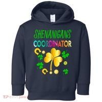 Shenanigans Coordinator Funny Teacher St Patrick's Day Toddler Hoodie thumb 0