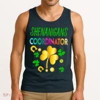 Shenanigans Coordinator Funny Teacher St Patrick's Day Tank Top thumb 3