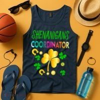 Shenanigans Coordinator Funny Teacher St Patrick's Day Tank Top thumb 4