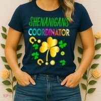 Shenanigans Coordinator Funny Teacher St Patrick's Day Women's T-Shirt thumb 2