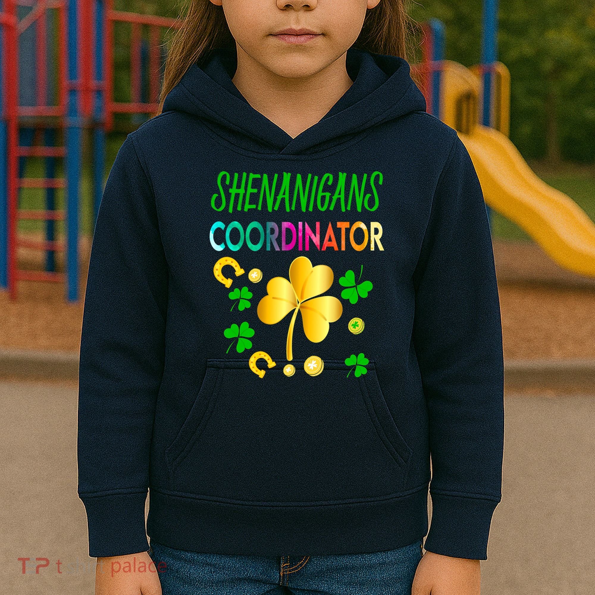 Shenanigans Coordinator Funny Teacher St Patrick's Day Kids Hoodie
