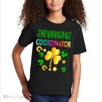 Shenanigans Coordinator Funny Teacher St Patrick's Day Kids T-Shirt thumb 2