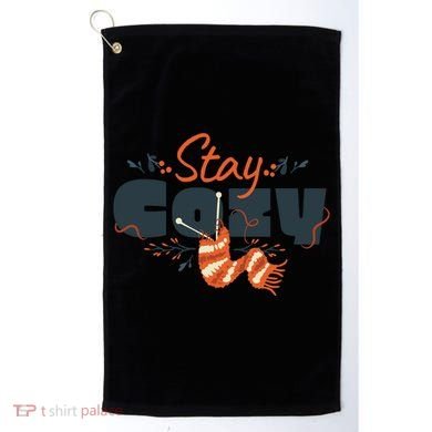 Stay Cozy Fall Golf Towel