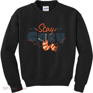 Stay Cozy Fall Kids Sweatshirt