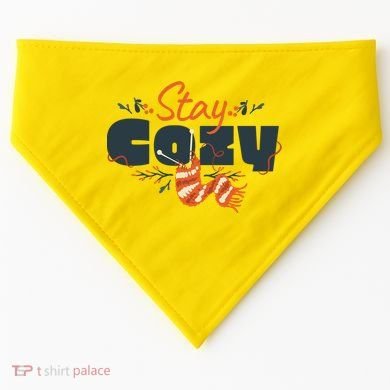 Stay Cozy Fall USA-Made Doggie Bandana