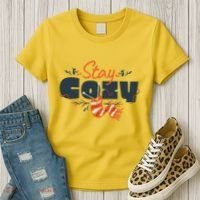 Stay Cozy Fall Women's T-Shirt thumb 3