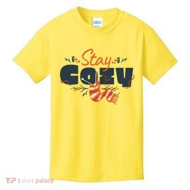 Stay Cozy Fall Kids T-Shirt