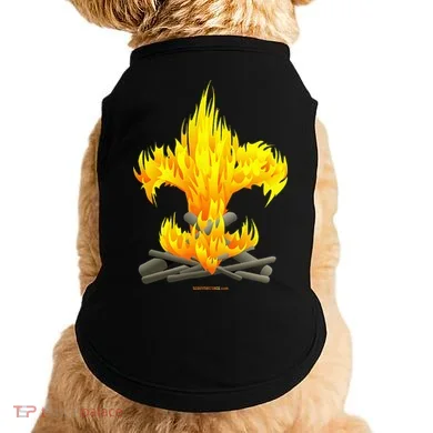Scout Camp Fire Original Fleurdelis Doggie Tank