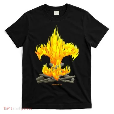 Scout Camp Fire Original Fleurdelis T-Shirt