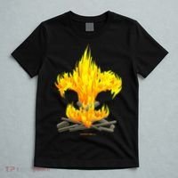 Scout Camp Fire Original Fleurdelis T-Shirt thumb 5