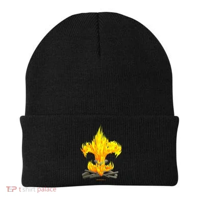 Scout Camp Fire Original Fleurdelis Beanie