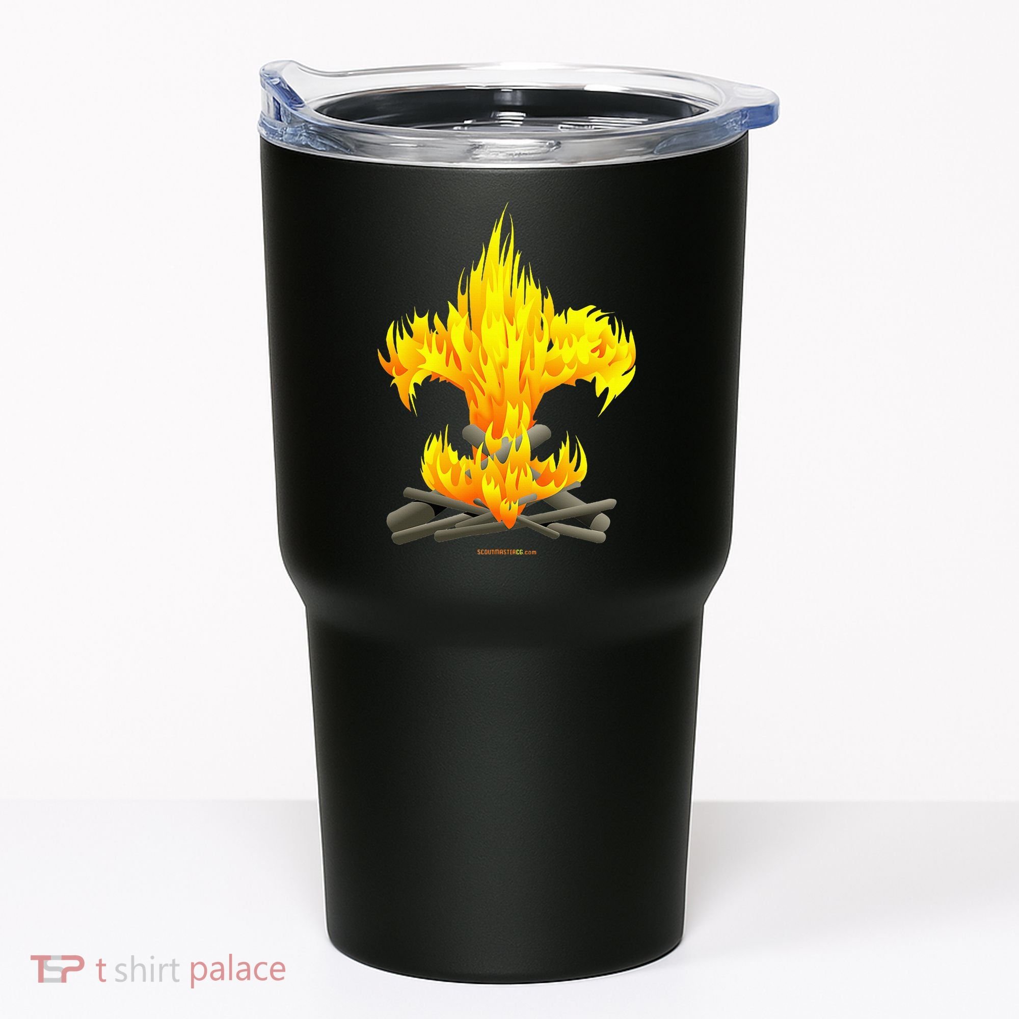 Scout Camp Fire Original Fleurdelis Tumbler
