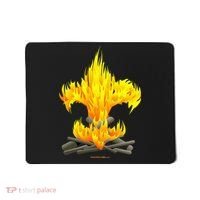 Scout Camp Fire Original Fleurdelis Mousepad thumb 0