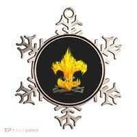 Scout Camp Fire Original Fleurdelis Ornament thumb 0
