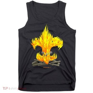 Scout Camp Fire Original Fleurdelis Tank Top